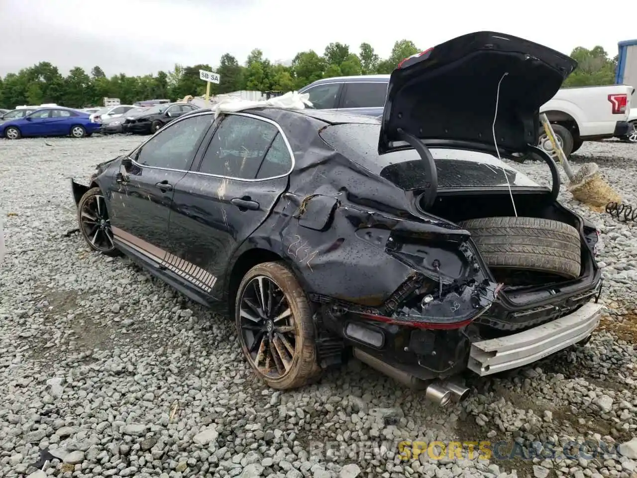 3 Photograph of a damaged car 4T1BZ1HK7KU027942 TOYOTA CAMRY 2019