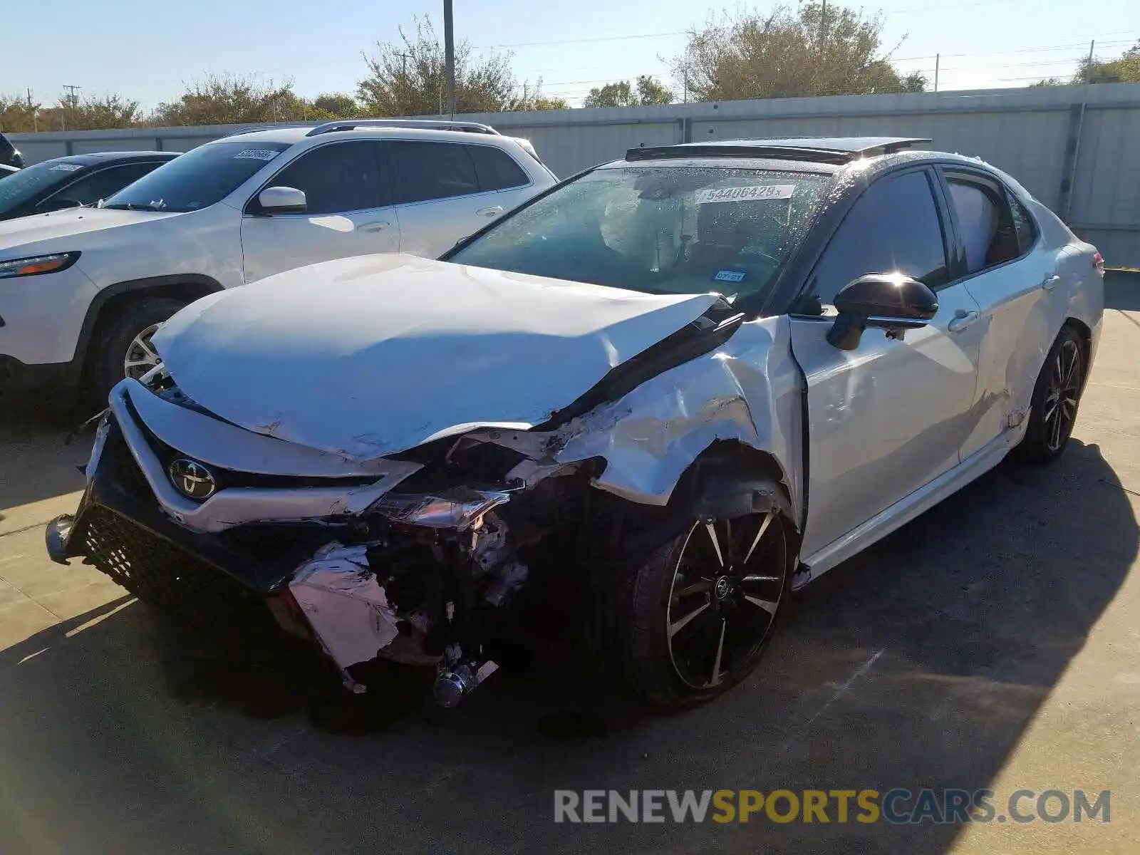 2 Photograph of a damaged car 4T1BZ1HK7KU029660 TOYOTA CAMRY 2019