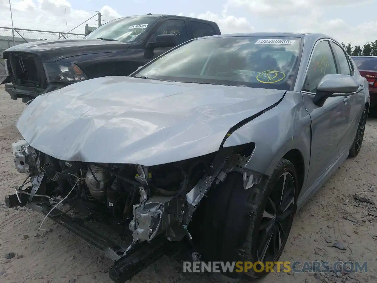 2 Photograph of a damaged car 4T1BZ1HK7KU030856 TOYOTA CAMRY 2019