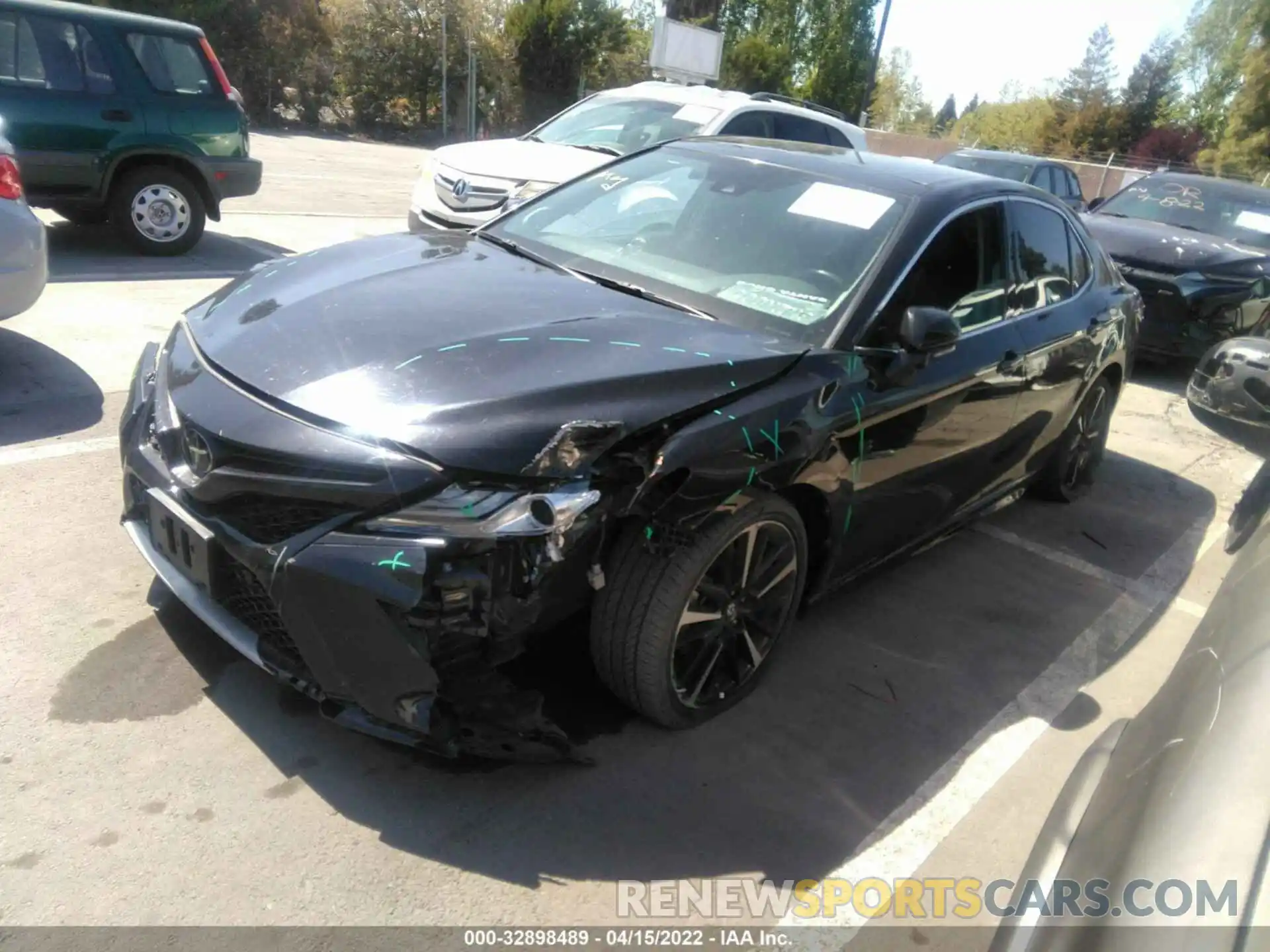 2 Photograph of a damaged car 4T1BZ1HK7KU031280 TOYOTA CAMRY 2019