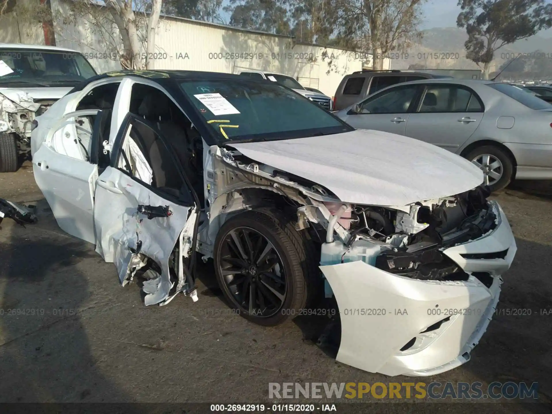 1 Photograph of a damaged car 4T1BZ1HK7KU031862 TOYOTA CAMRY 2019