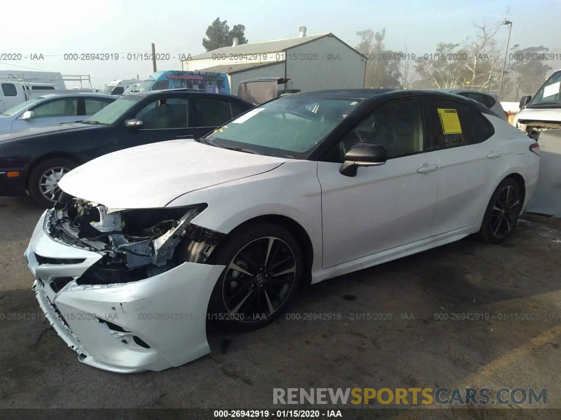 2 Photograph of a damaged car 4T1BZ1HK7KU031862 TOYOTA CAMRY 2019