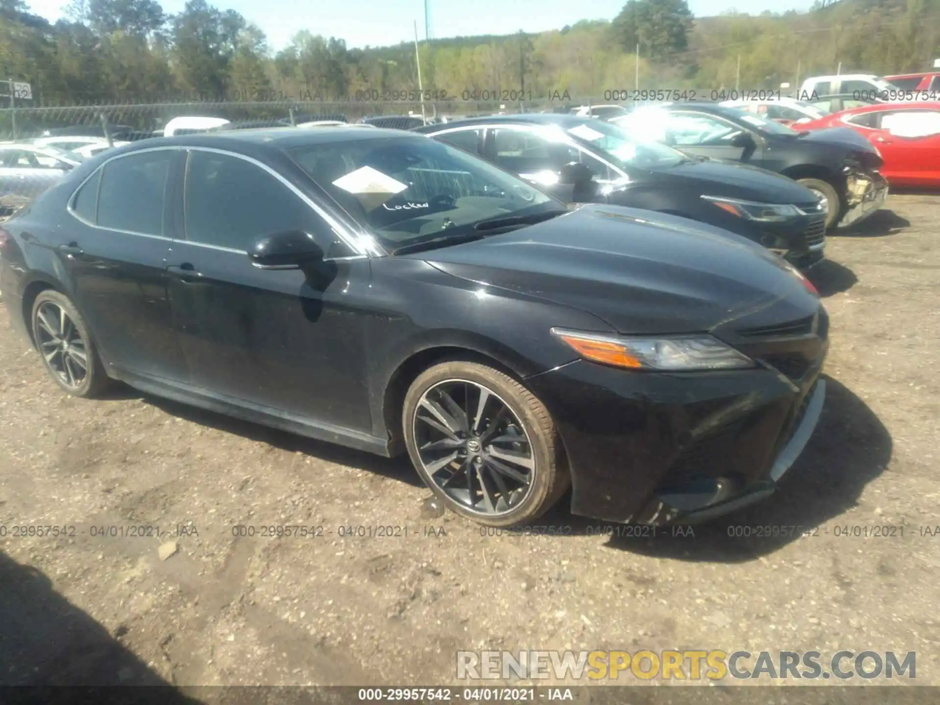 1 Photograph of a damaged car 4T1BZ1HK7KU033045 TOYOTA CAMRY 2019