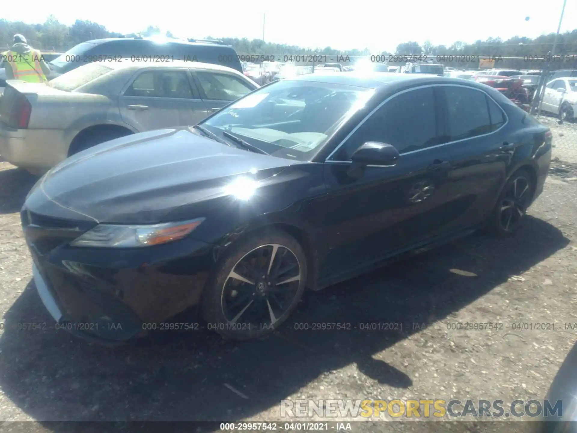 2 Photograph of a damaged car 4T1BZ1HK7KU033045 TOYOTA CAMRY 2019