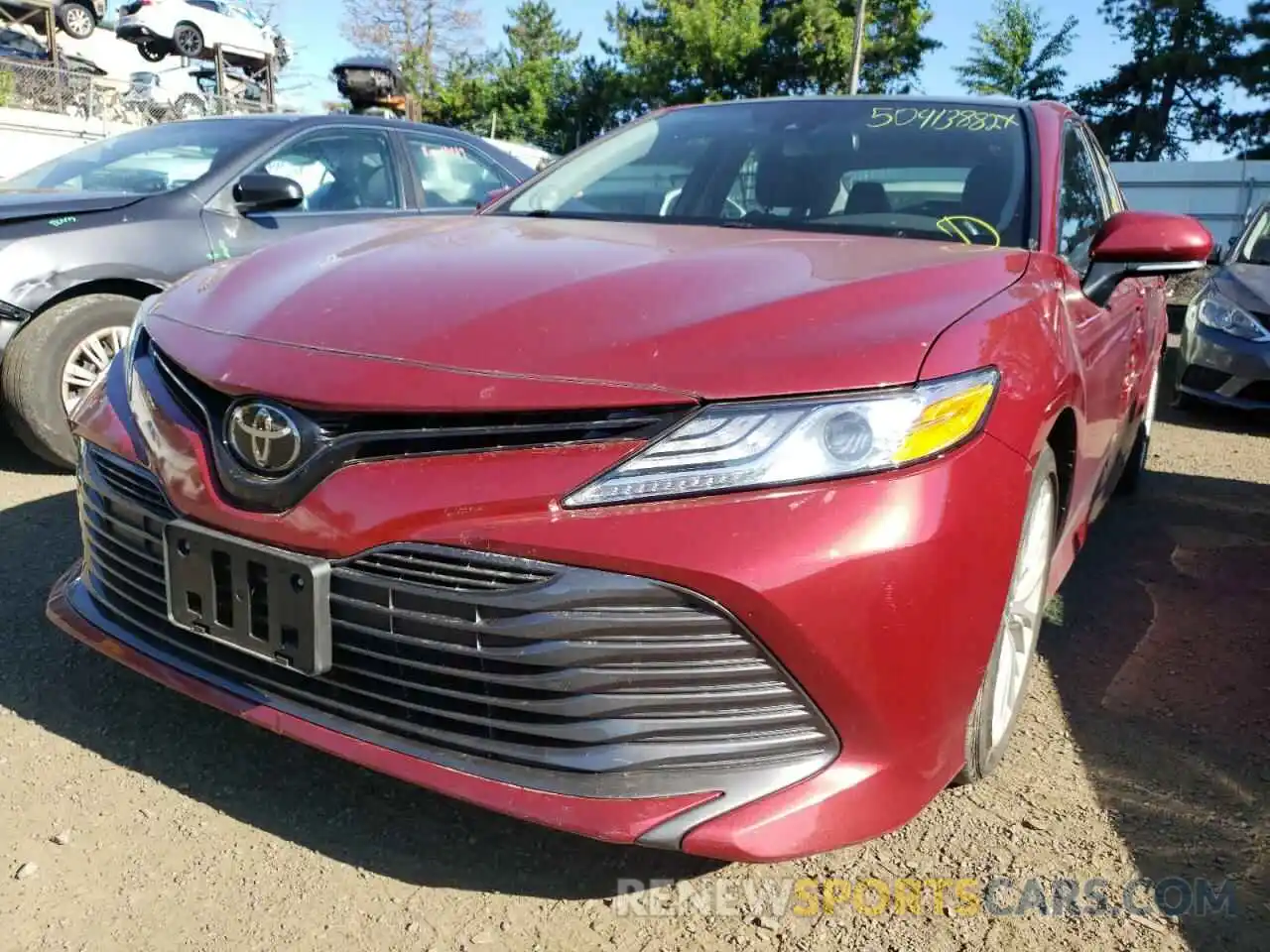 2 Photograph of a damaged car 4T1BZ1HK7KU507544 TOYOTA CAMRY 2019