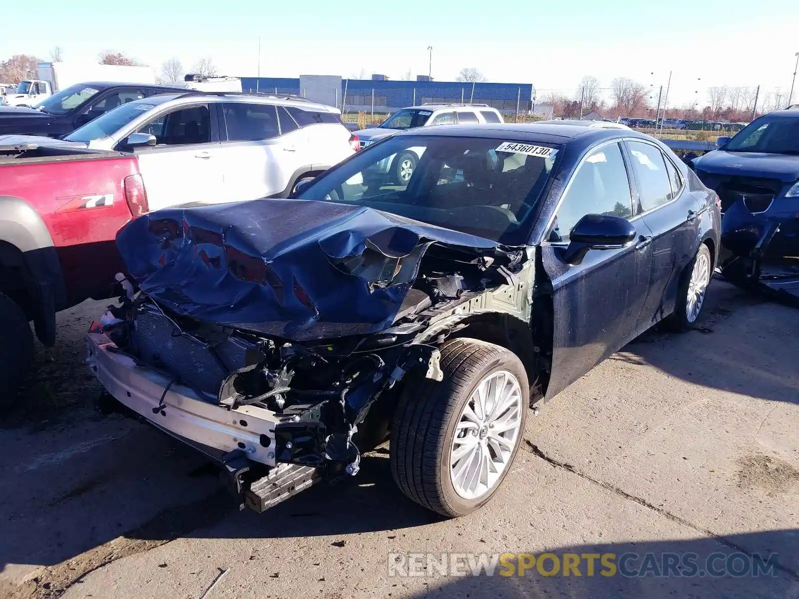 2 Photograph of a damaged car 4T1BZ1HK7KU509312 TOYOTA CAMRY 2019