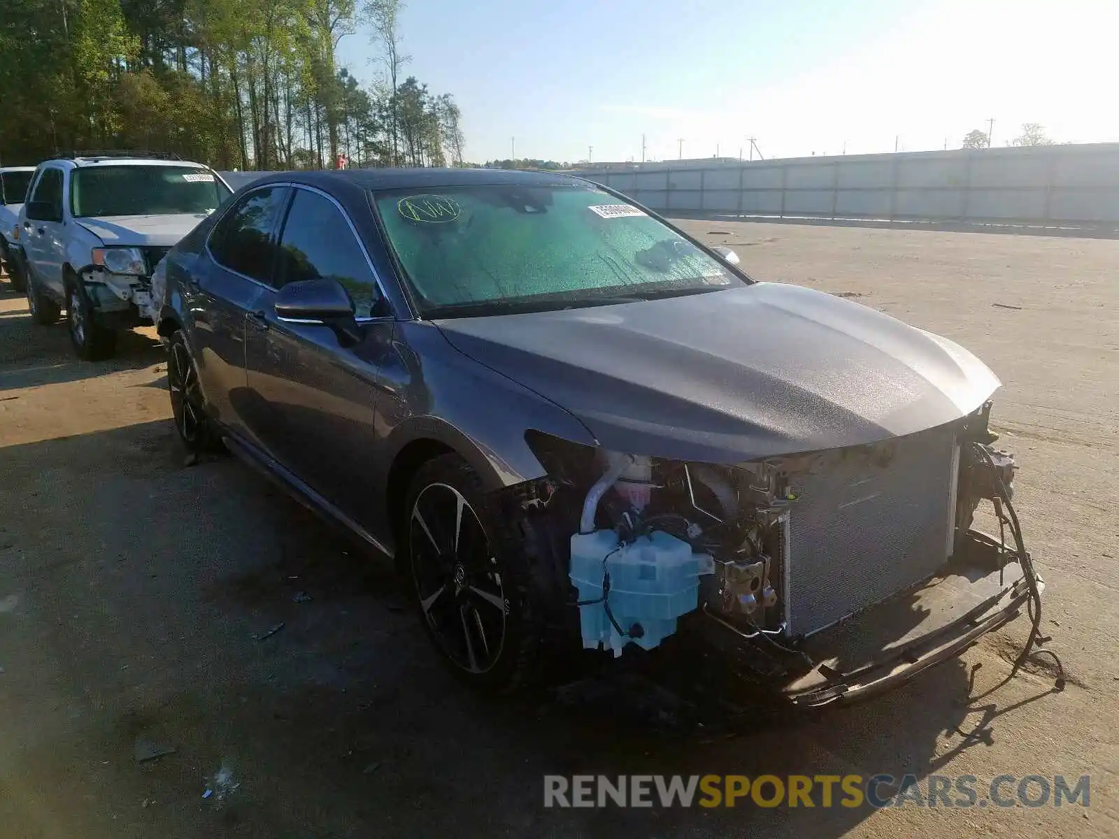 1 Photograph of a damaged car 4T1BZ1HK7KU509438 TOYOTA CAMRY 2019