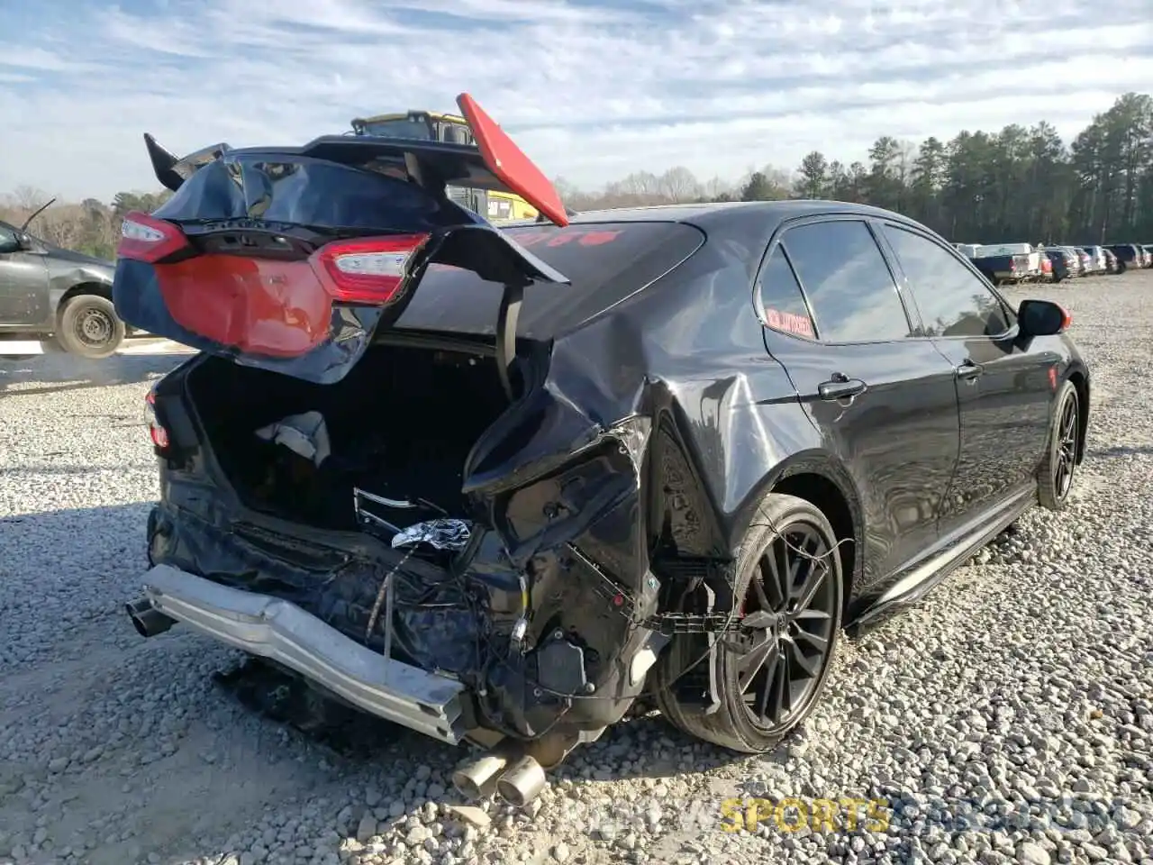 4 Photograph of a damaged car 4T1BZ1HK7KU509522 TOYOTA CAMRY 2019