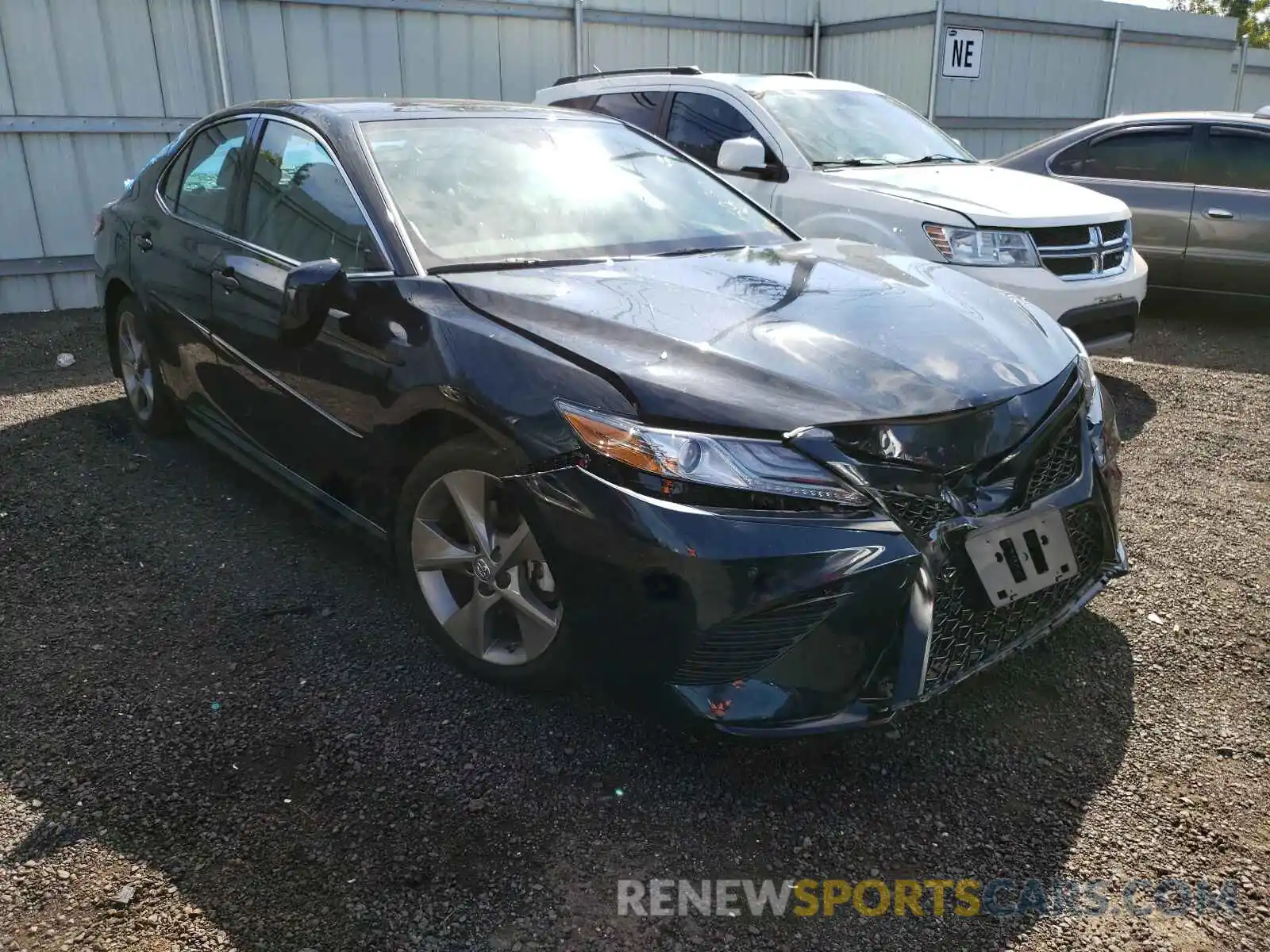 1 Photograph of a damaged car 4T1BZ1HK7KU509861 TOYOTA CAMRY 2019