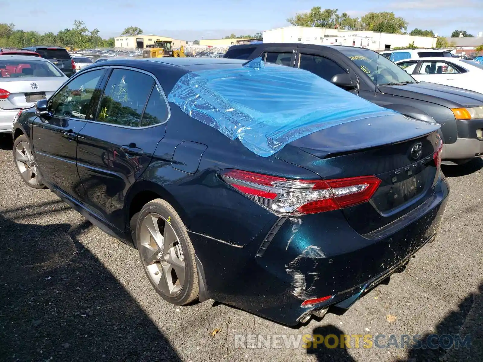 3 Photograph of a damaged car 4T1BZ1HK7KU509861 TOYOTA CAMRY 2019