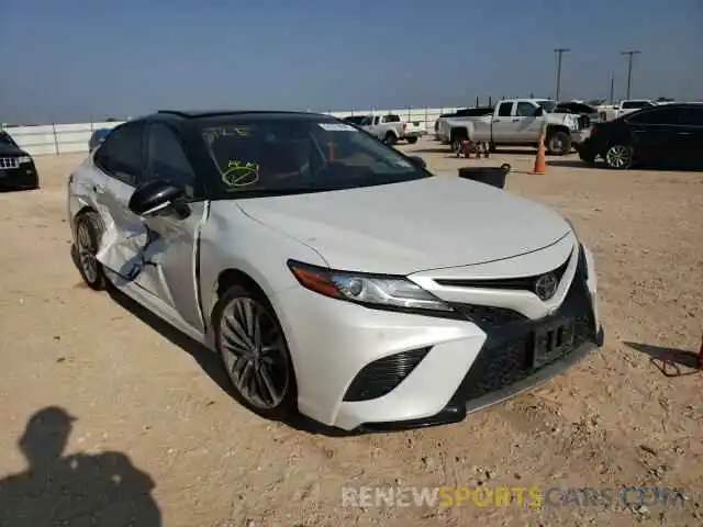 1 Photograph of a damaged car 4T1BZ1HK8KU023320 TOYOTA CAMRY 2019