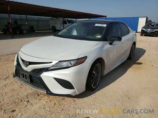 2 Photograph of a damaged car 4T1BZ1HK8KU023320 TOYOTA CAMRY 2019