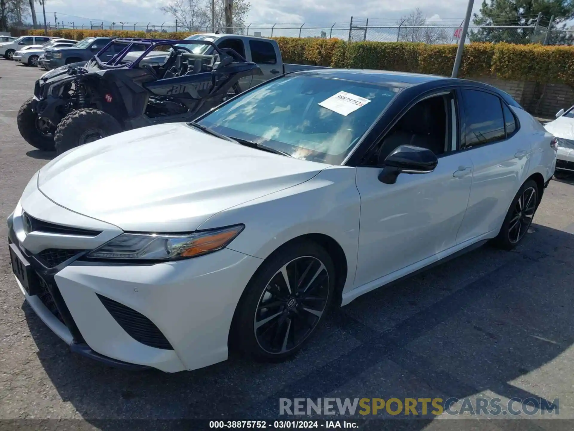 2 Photograph of a damaged car 4T1BZ1HK8KU023723 TOYOTA CAMRY 2019