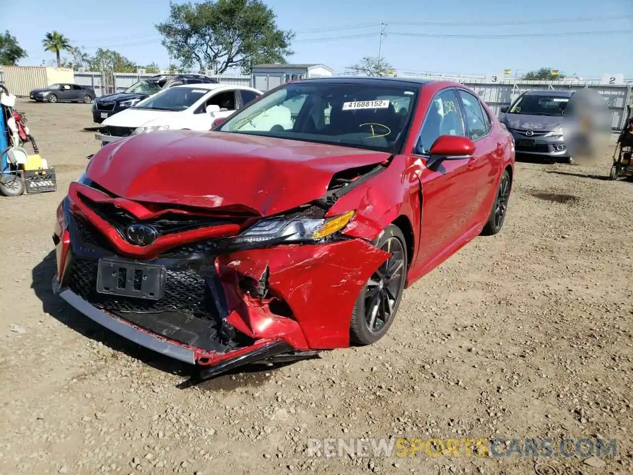 2 Фотография поврежденного автомобиля 4T1BZ1HK8KU024743 TOYOTA CAMRY 2019