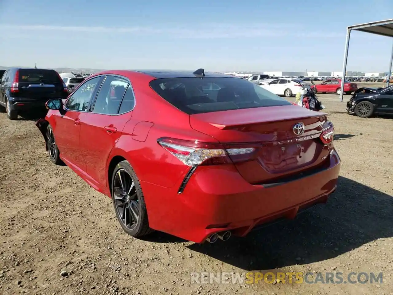 3 Photograph of a damaged car 4T1BZ1HK8KU024743 TOYOTA CAMRY 2019