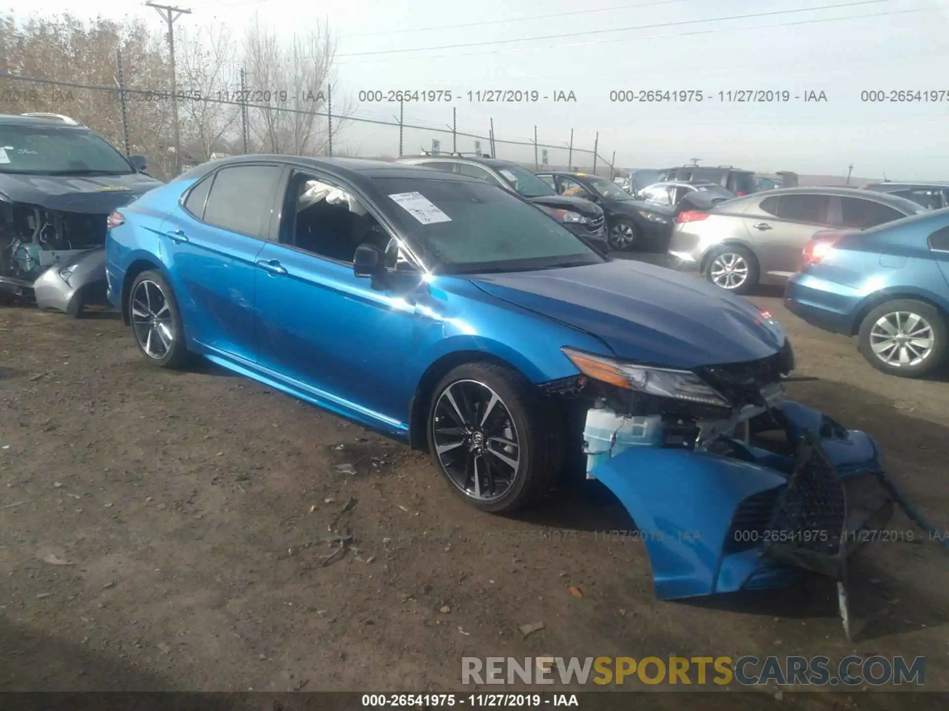 1 Photograph of a damaged car 4T1BZ1HK8KU024810 TOYOTA CAMRY 2019