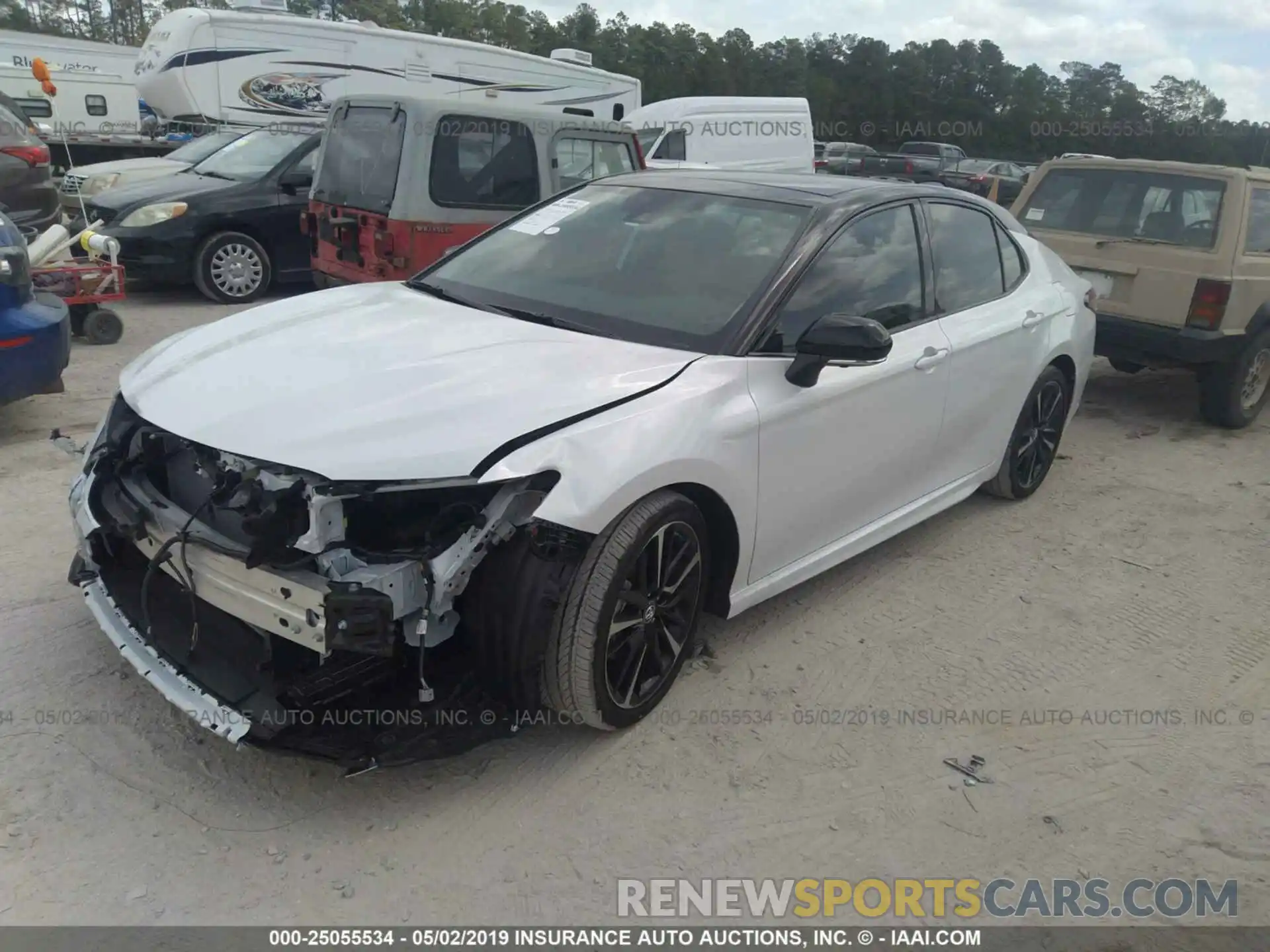 2 Photograph of a damaged car 4T1BZ1HK8KU024919 TOYOTA CAMRY 2019