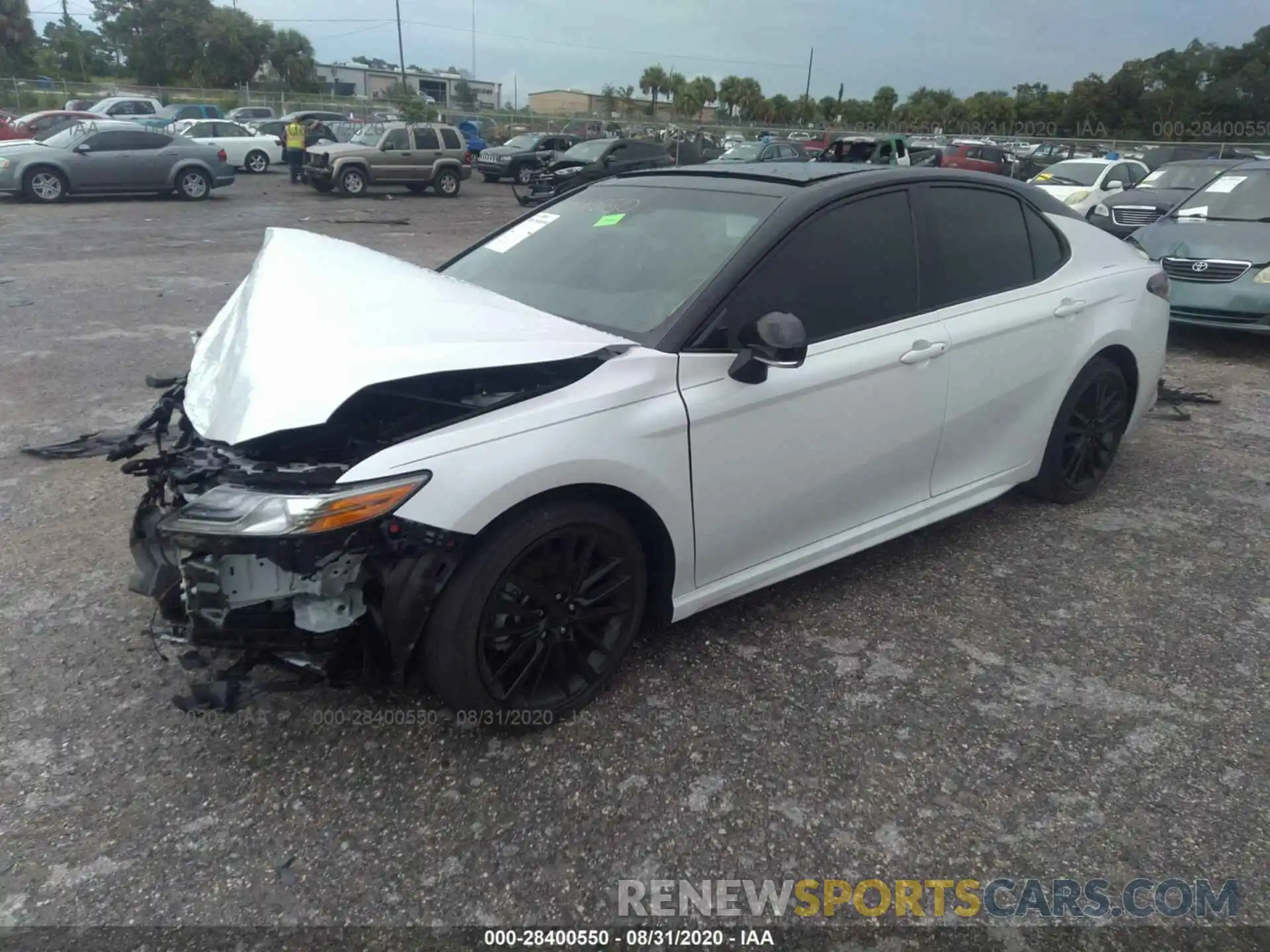 2 Photograph of a damaged car 4T1BZ1HK8KU025259 TOYOTA CAMRY 2019