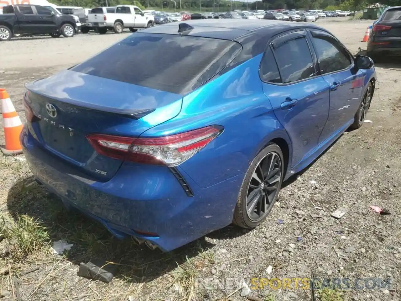 4 Фотография поврежденного автомобиля 4T1BZ1HK8KU025424 TOYOTA CAMRY 2019