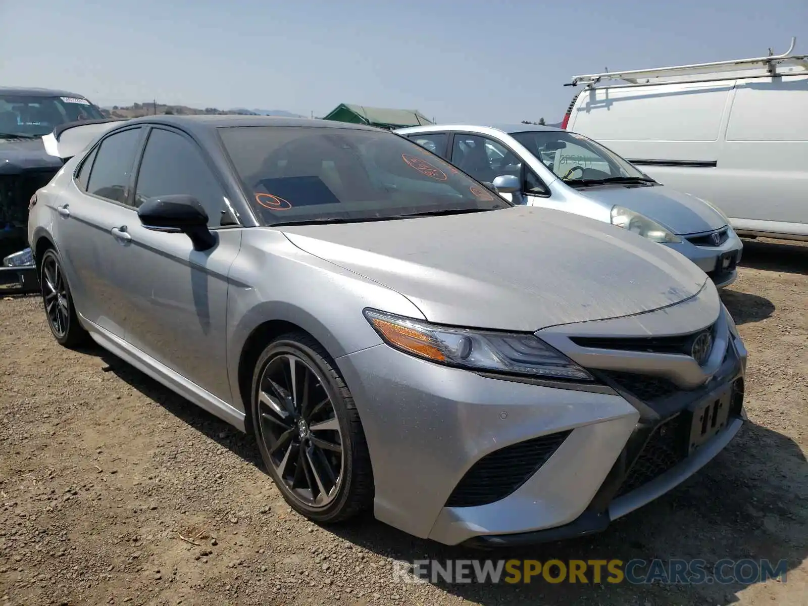 1 Photograph of a damaged car 4T1BZ1HK8KU025780 TOYOTA CAMRY 2019