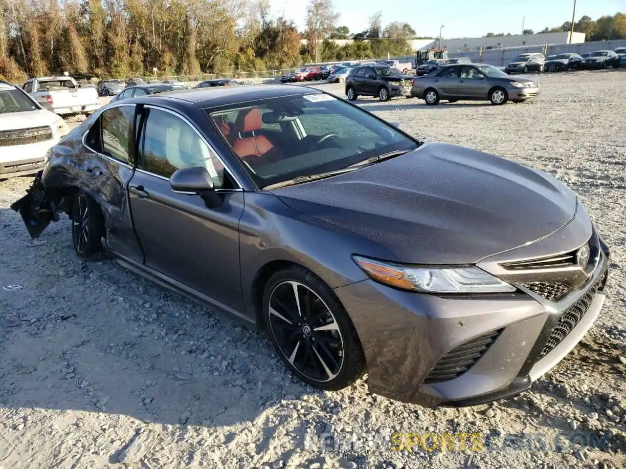 1 Photograph of a damaged car 4T1BZ1HK8KU026329 TOYOTA CAMRY 2019