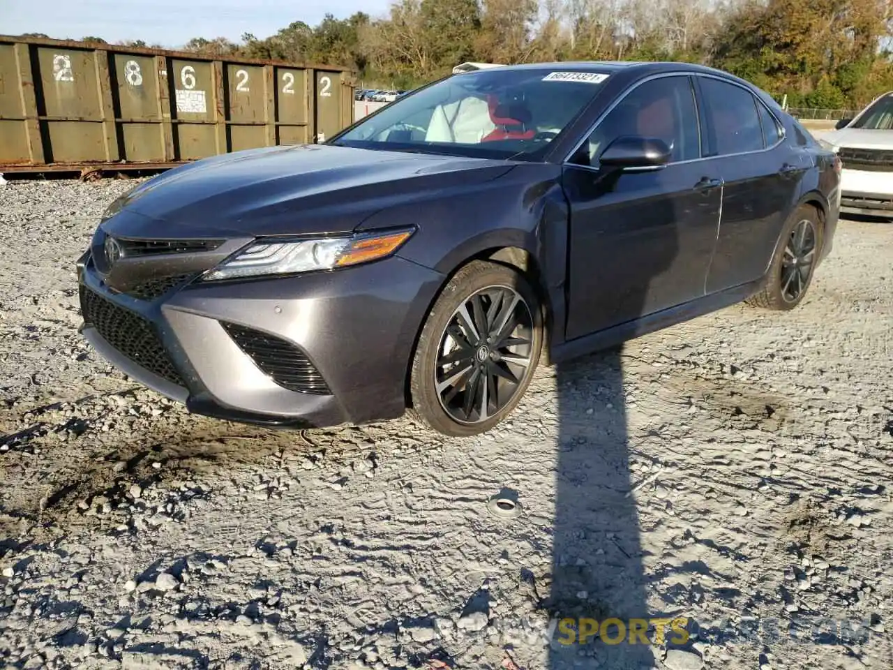 2 Photograph of a damaged car 4T1BZ1HK8KU026329 TOYOTA CAMRY 2019