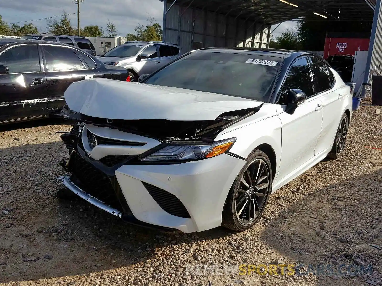 2 Photograph of a damaged car 4T1BZ1HK8KU027965 TOYOTA CAMRY 2019