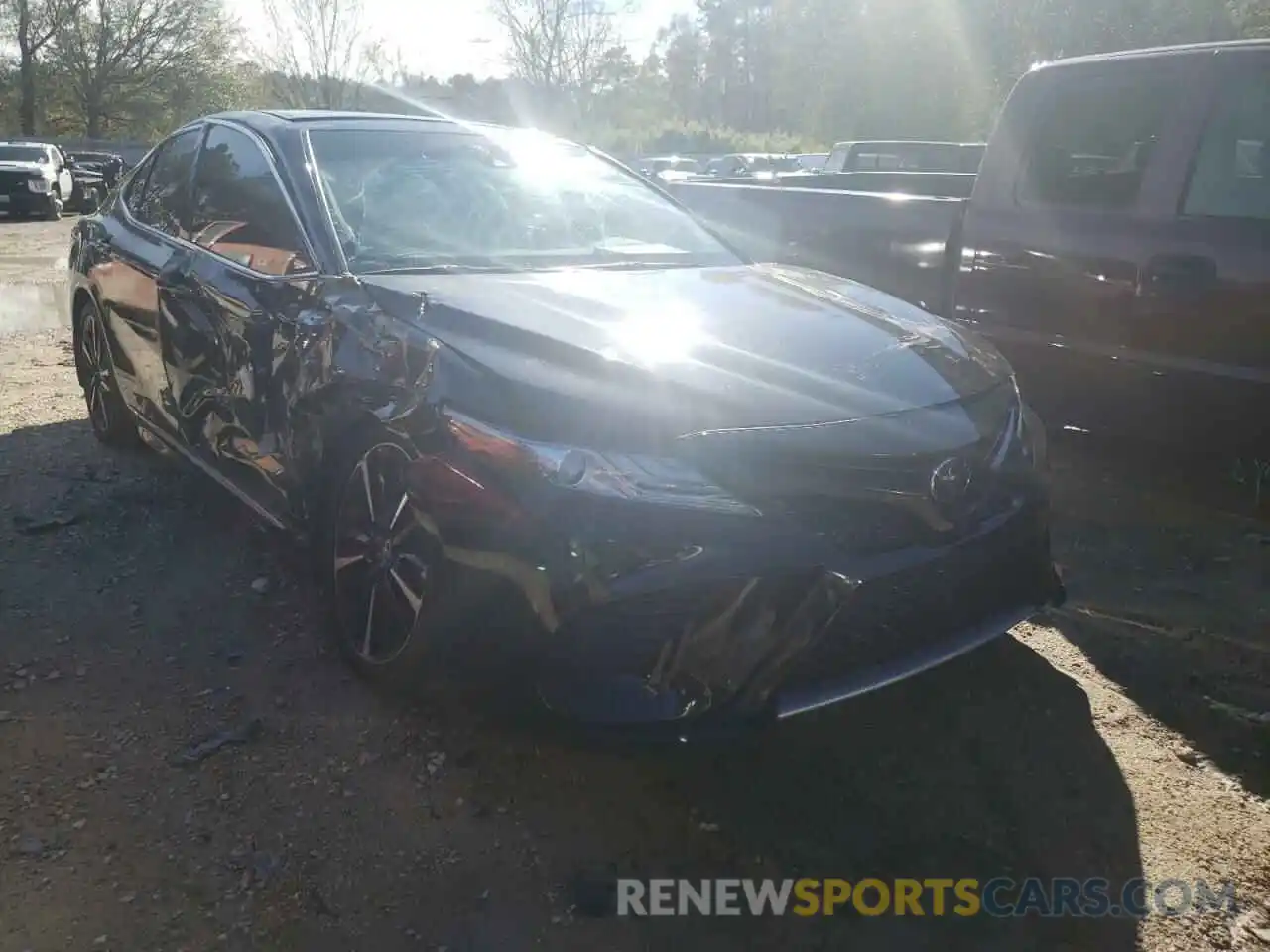 1 Photograph of a damaged car 4T1BZ1HK8KU028856 TOYOTA CAMRY 2019