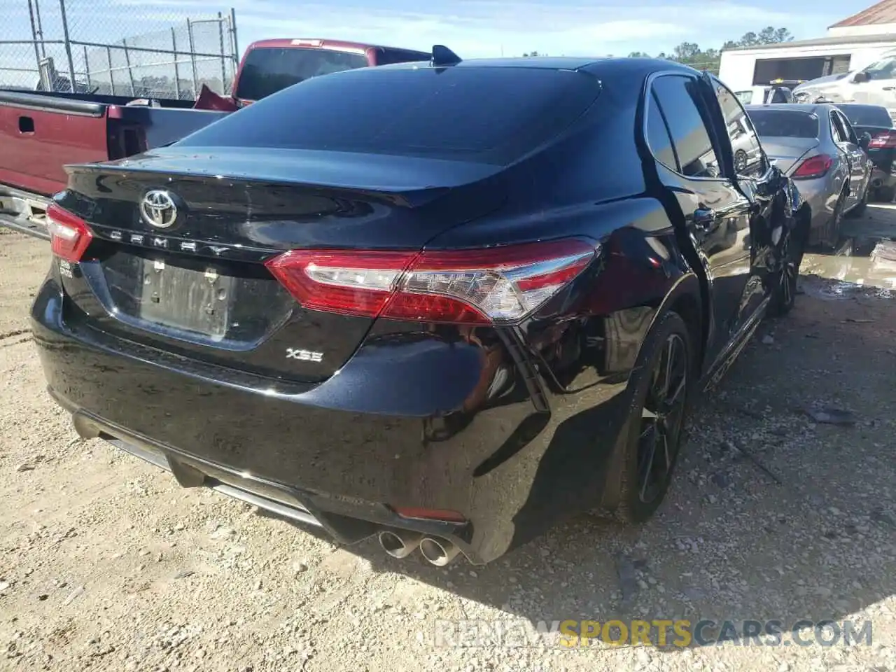 4 Photograph of a damaged car 4T1BZ1HK8KU028856 TOYOTA CAMRY 2019