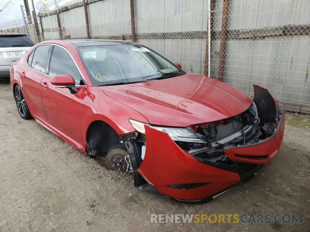 1 Photograph of a damaged car 4T1BZ1HK8KU029179 TOYOTA CAMRY 2019