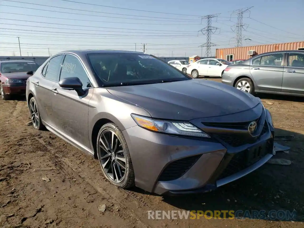 1 Photograph of a damaged car 4T1BZ1HK8KU029683 TOYOTA CAMRY 2019