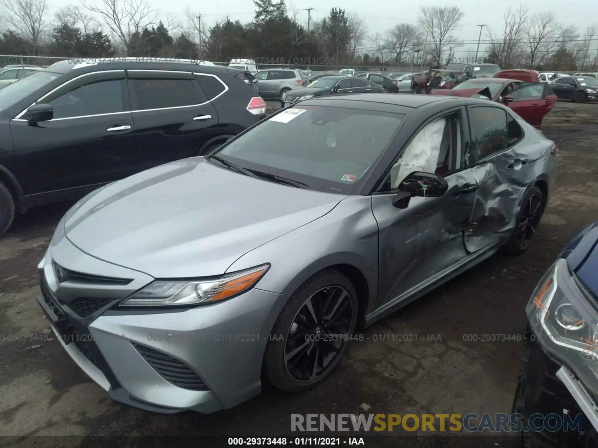 2 Photograph of a damaged car 4T1BZ1HK8KU031563 TOYOTA CAMRY 2019