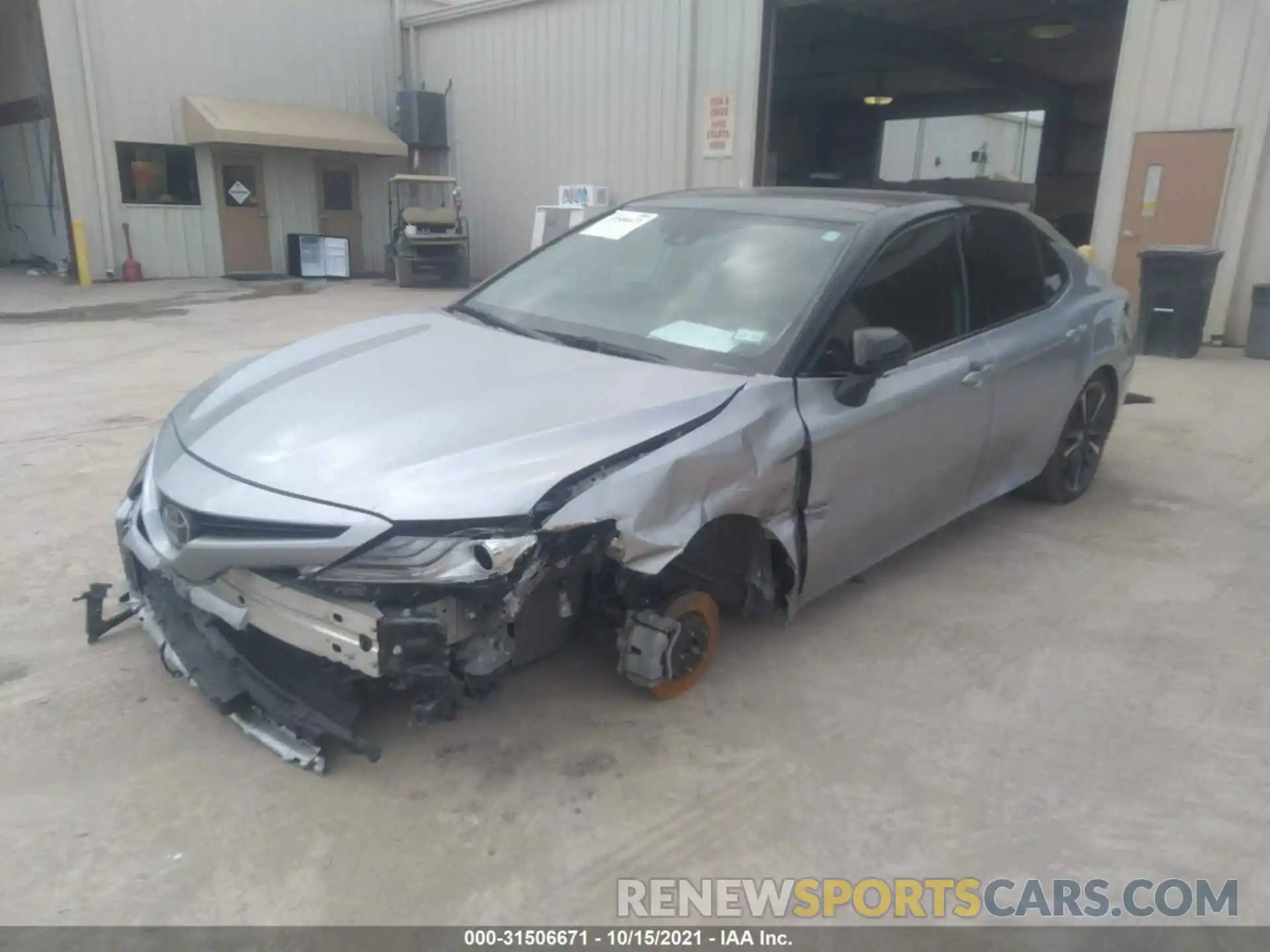 2 Photograph of a damaged car 4T1BZ1HK8KU031837 TOYOTA CAMRY 2019