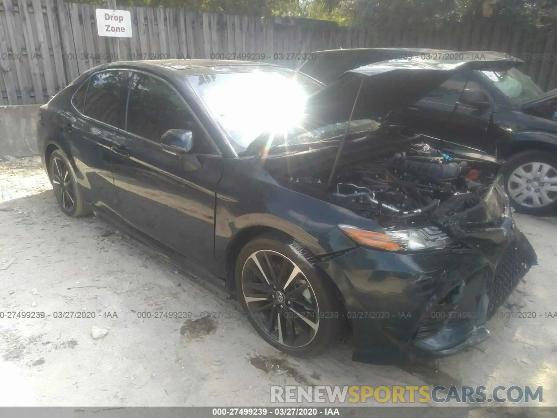 1 Photograph of a damaged car 4T1BZ1HK8KU507567 TOYOTA CAMRY 2019