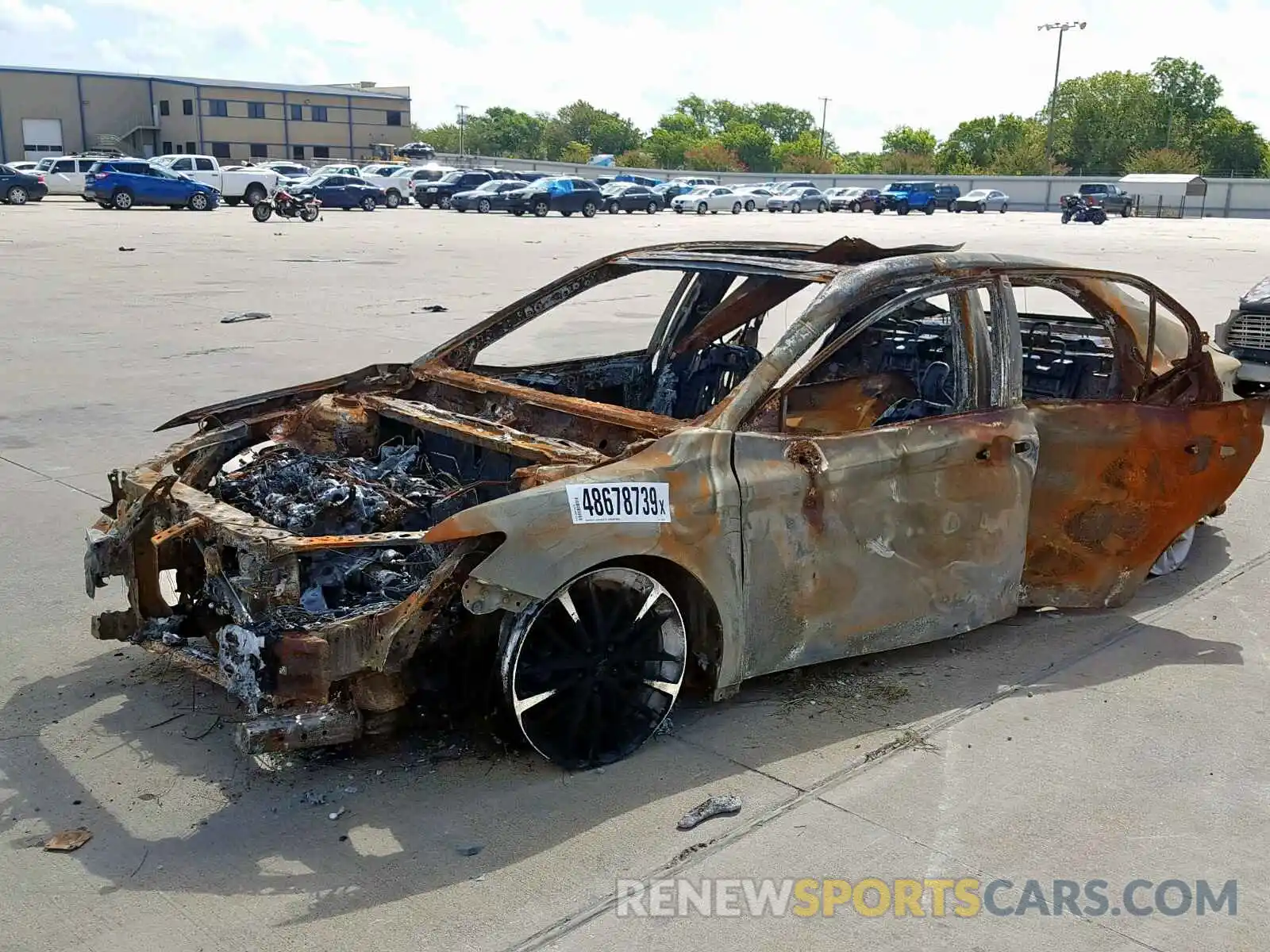 2 Photograph of a damaged car 4T1BZ1HK9KU022290 TOYOTA CAMRY 2019