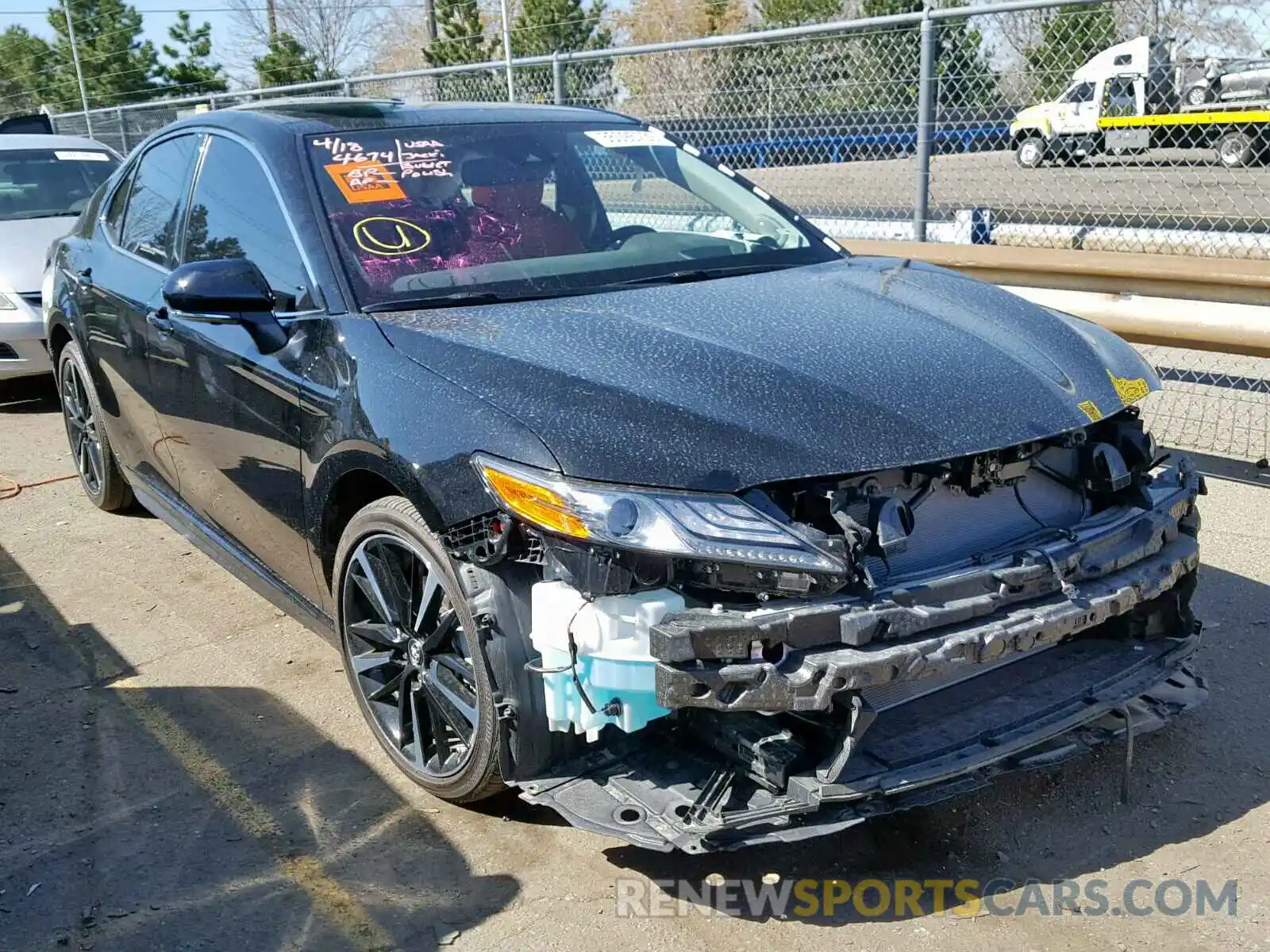 1 Photograph of a damaged car 4T1BZ1HK9KU022886 TOYOTA CAMRY 2019