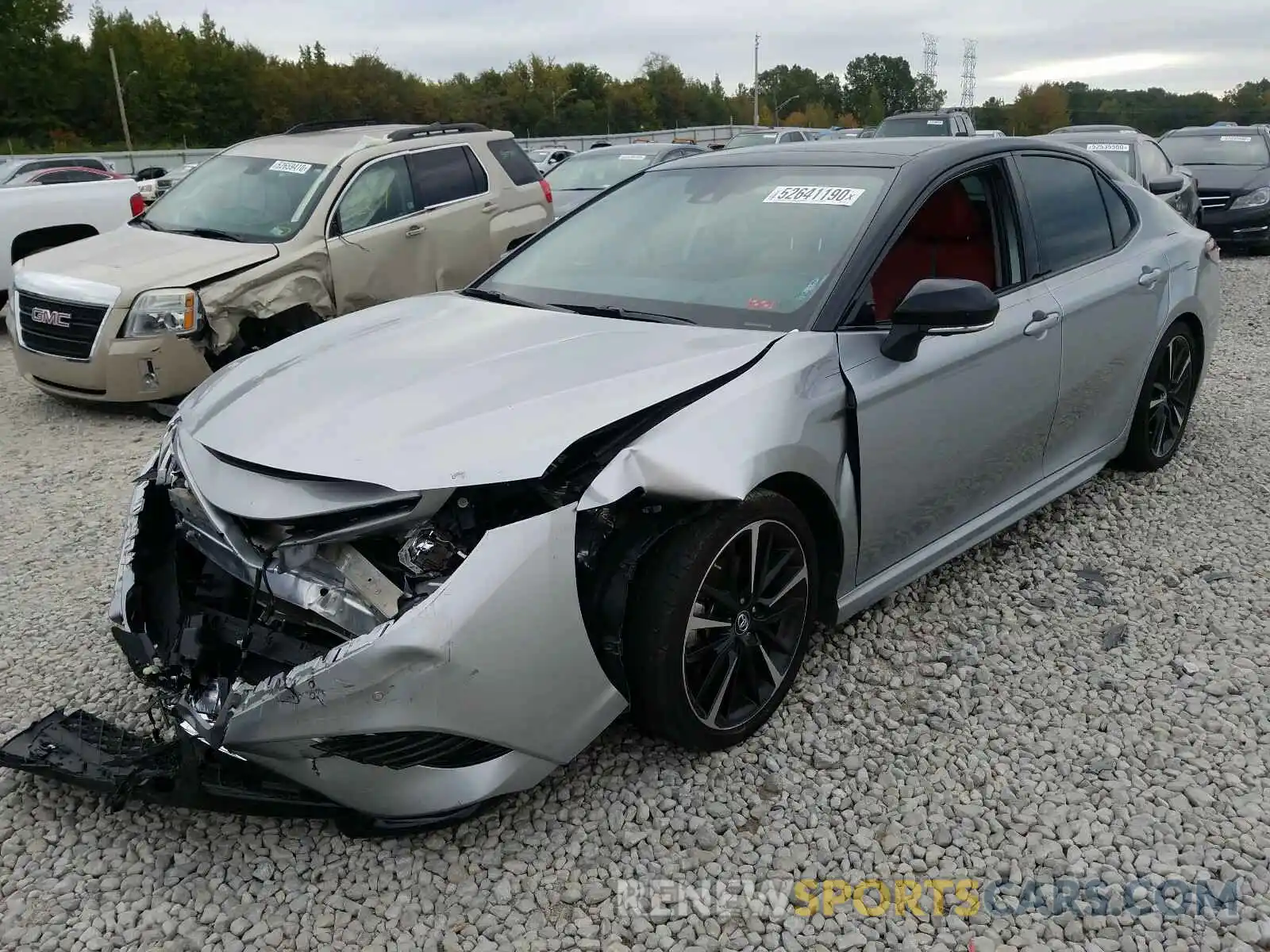 2 Photograph of a damaged car 4T1BZ1HK9KU024332 TOYOTA CAMRY 2019