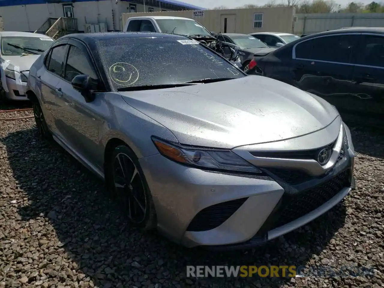 1 Photograph of a damaged car 4T1BZ1HK9KU026114 TOYOTA CAMRY 2019