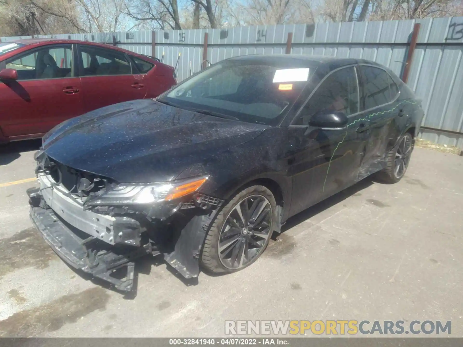 2 Фотография поврежденного автомобиля 4T1BZ1HK9KU026310 TOYOTA CAMRY 2019