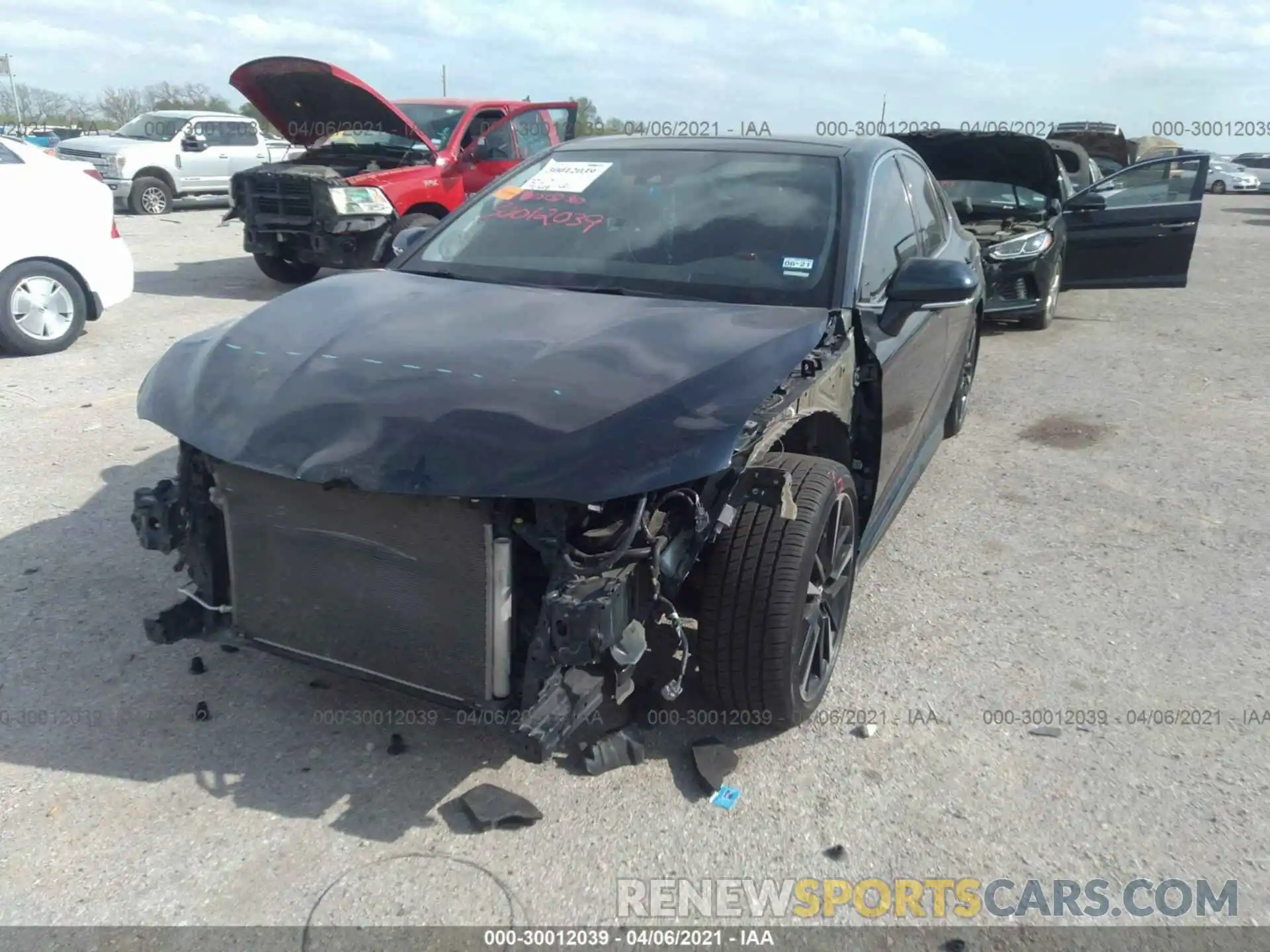 6 Photograph of a damaged car 4T1BZ1HK9KU027019 TOYOTA CAMRY 2019