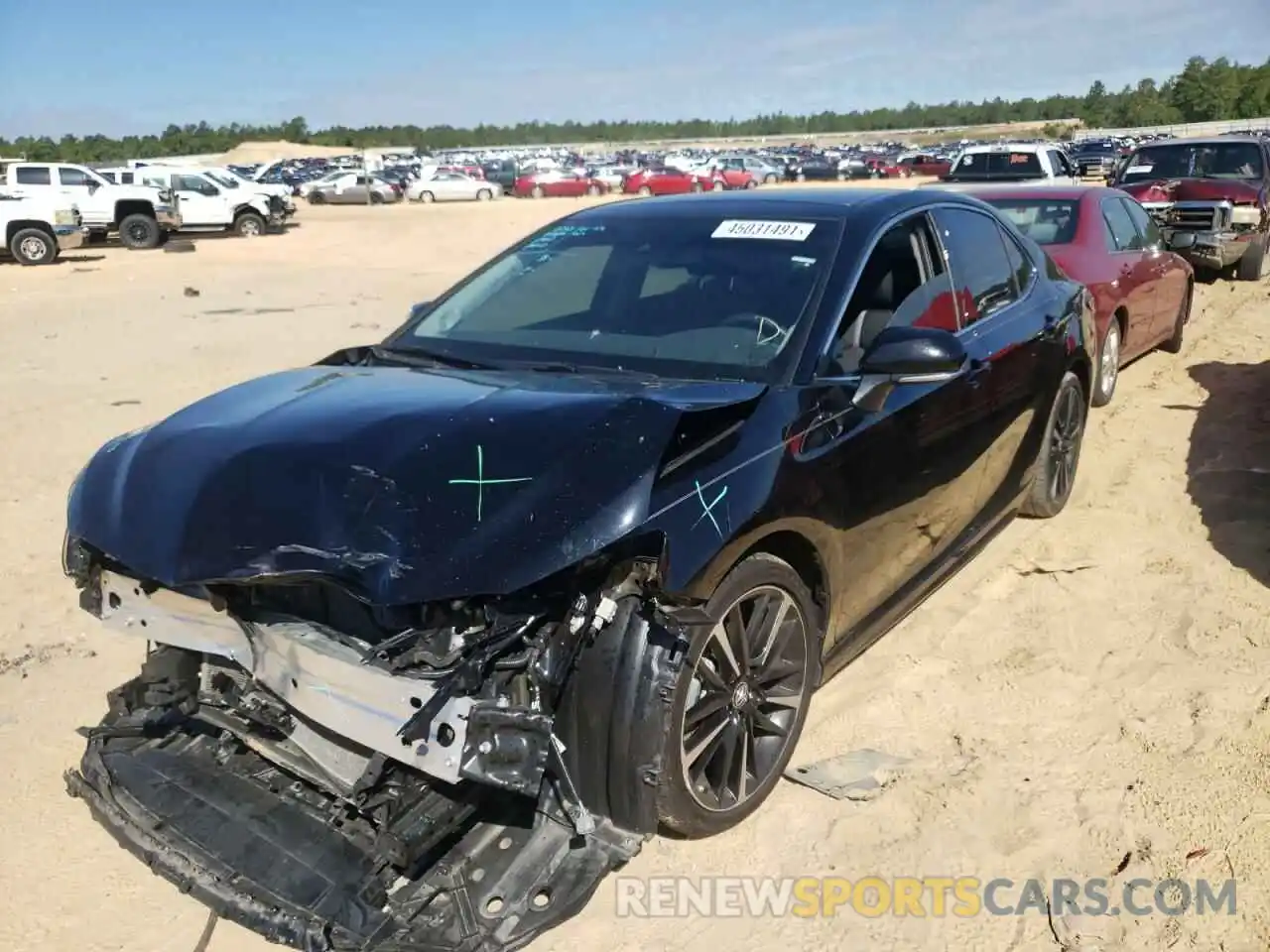 2 Photograph of a damaged car 4T1BZ1HK9KU028459 TOYOTA CAMRY 2019