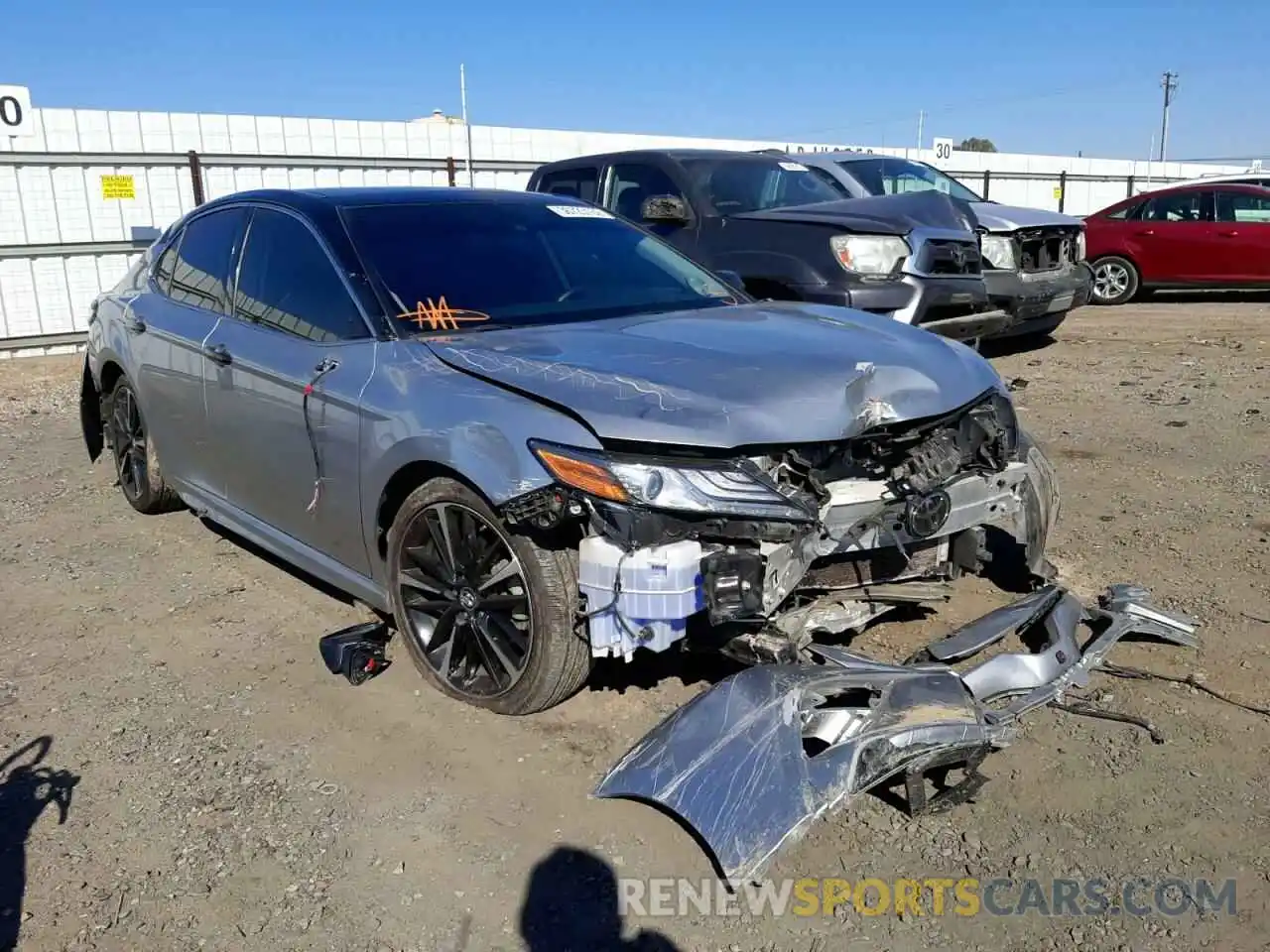 1 Photograph of a damaged car 4T1BZ1HK9KU030082 TOYOTA CAMRY 2019