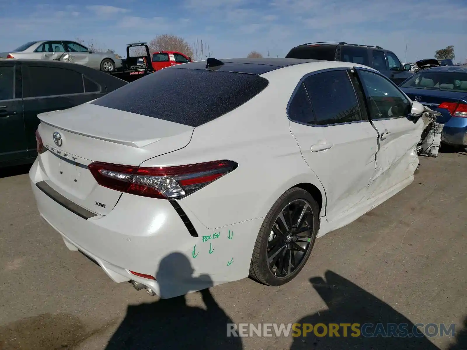 4 Photograph of a damaged car 4T1BZ1HK9KU031250 TOYOTA CAMRY 2019