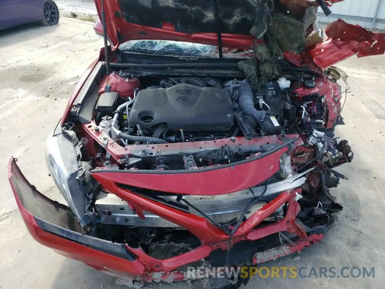 7 Photograph of a damaged car 4T1BZ1HKXKU022380 TOYOTA CAMRY 2019