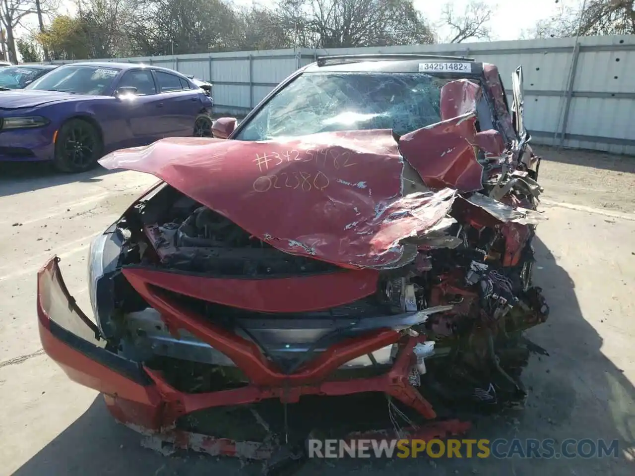 9 Photograph of a damaged car 4T1BZ1HKXKU022380 TOYOTA CAMRY 2019