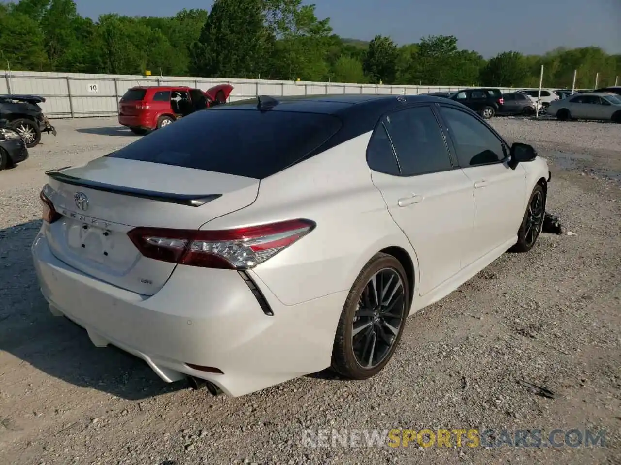 4 Photograph of a damaged car 4T1BZ1HKXKU023867 TOYOTA CAMRY 2019