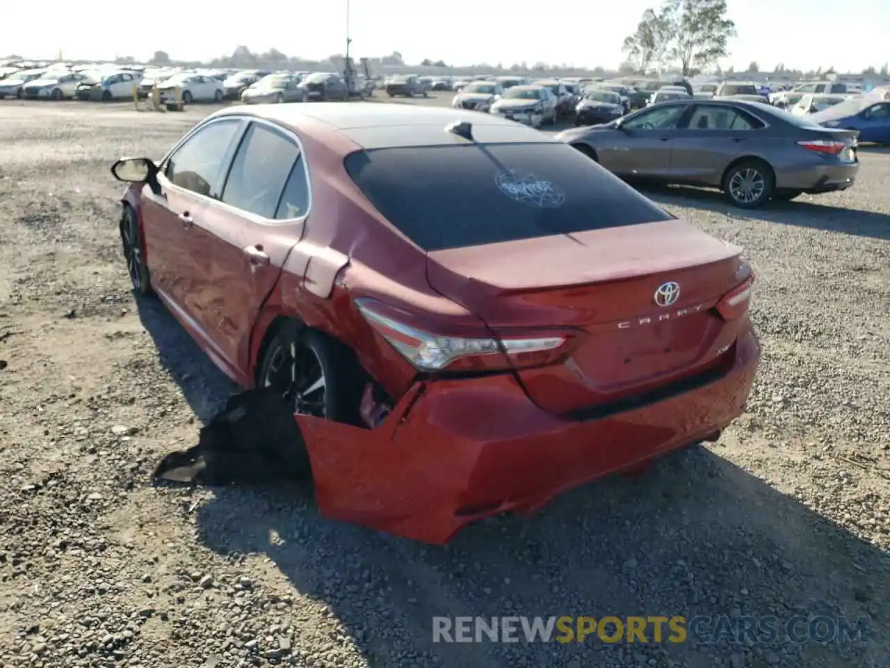 3 Photograph of a damaged car 4T1BZ1HKXKU026297 TOYOTA CAMRY 2019