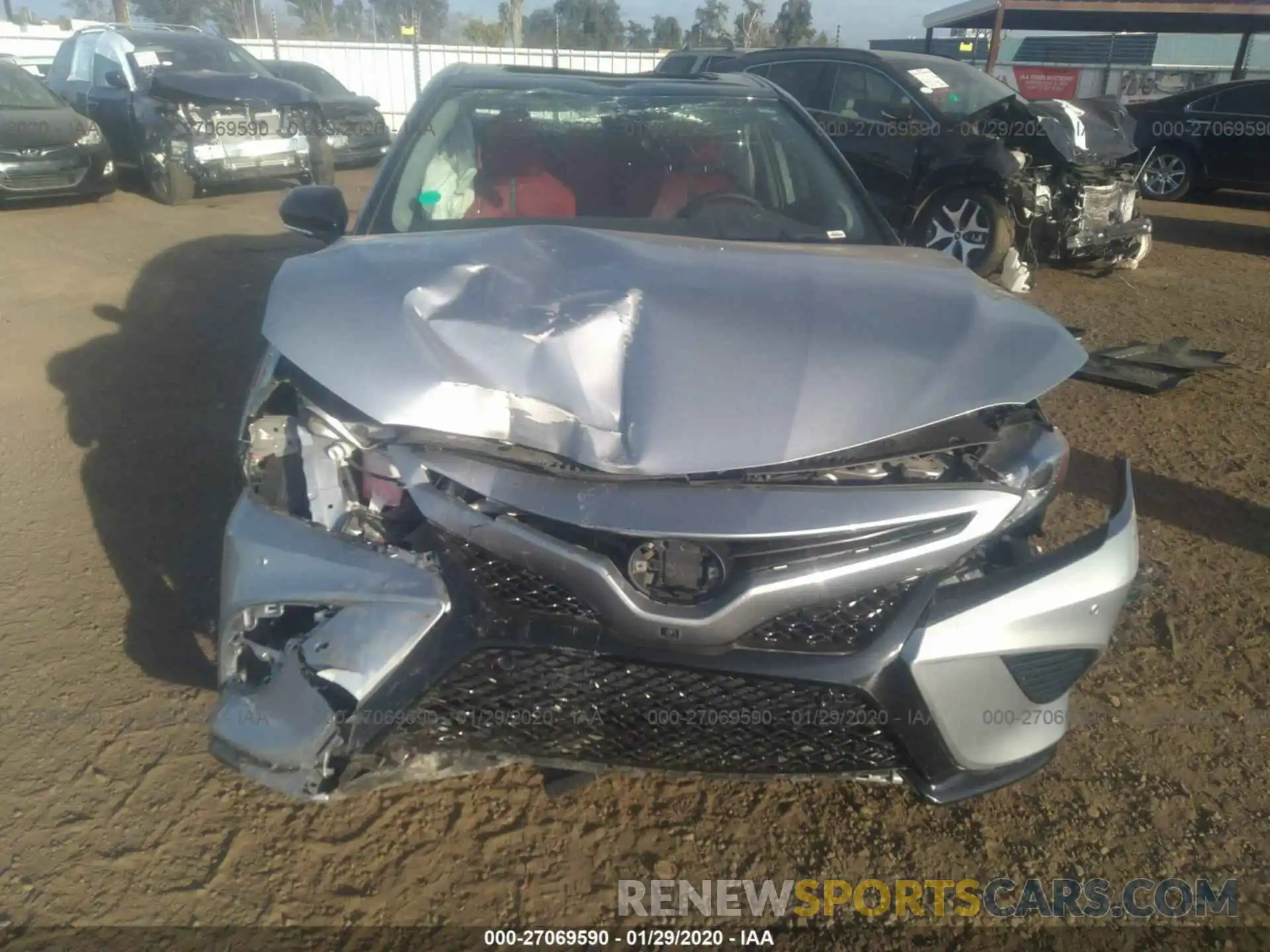 6 Photograph of a damaged car 4T1BZ1HKXKU027921 TOYOTA CAMRY 2019