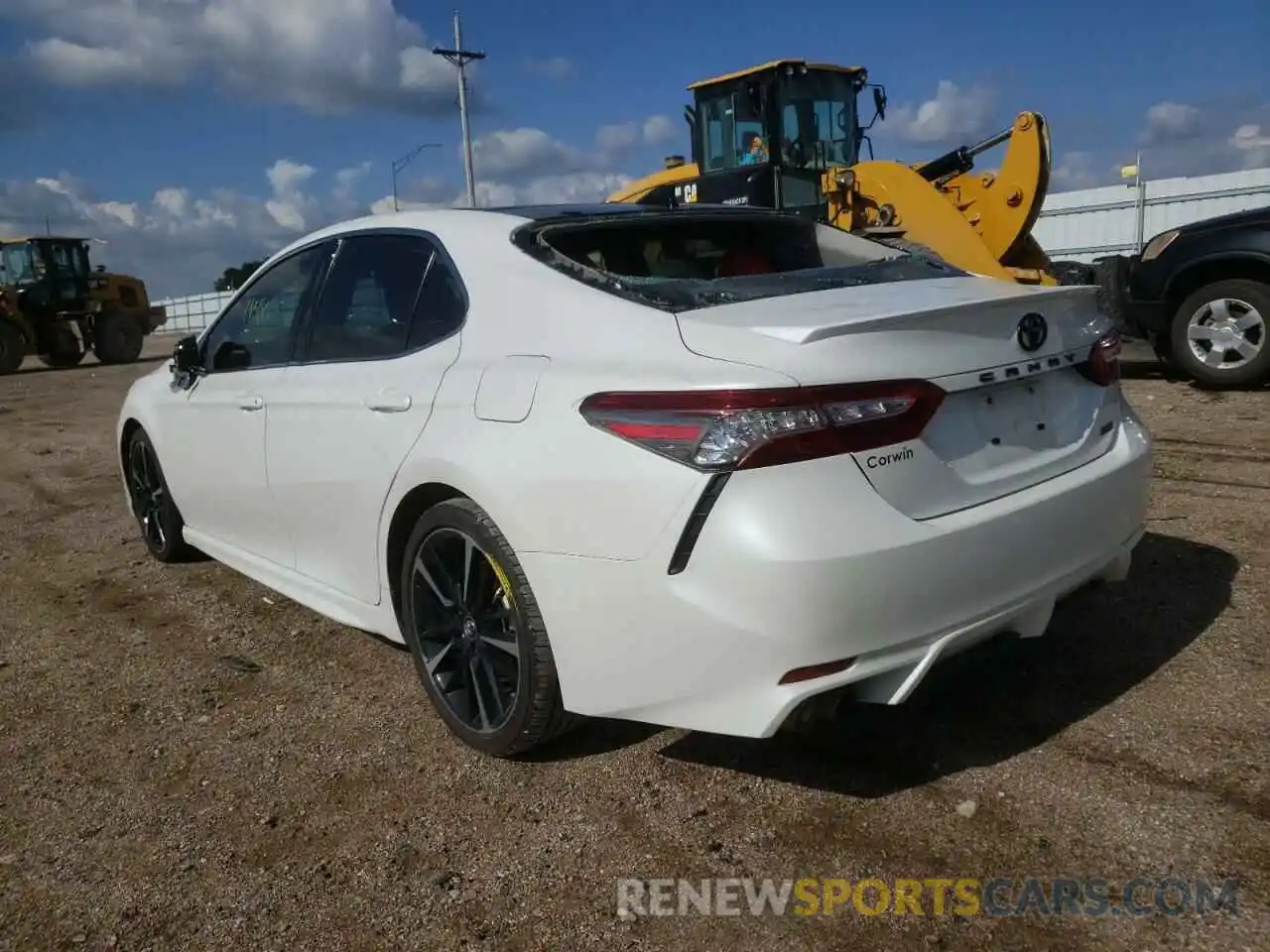 3 Photograph of a damaged car 4T1BZ1HKXKU029894 TOYOTA CAMRY 2019