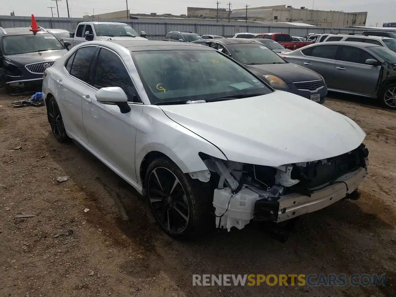 1 Photograph of a damaged car 4T1BZ1HKXKU030771 TOYOTA CAMRY 2019